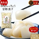 【送料無料(メール便)】創健社　ジャフマック　砂丘らっきょう　ピリ辛　110g