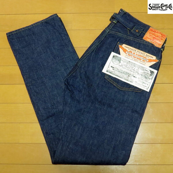 楽天アメカジ古鷹5/17再発売！2025年春夏新作！　シュガーケーン　ボトムス　Sugar Cane Super Denim Collectibles #05 14.25オンスブルーデニム 1942モデル【SC49005】ワンウォッシュ