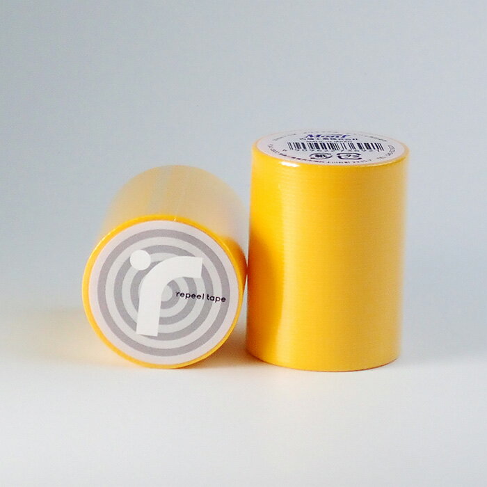 リピールテープ イエロー 黄色 50mm 5M 養生テープ ガラス飛散防止 台風 テープ 養生テープ 台風
