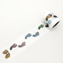 【送料無料】 養生テープ アートデザイン 足跡 50mm 5M デザイン おしゃれ マスキング 梱包 包装 台風 ガラス飛散防止 防災 DIY アウトレット ソ...