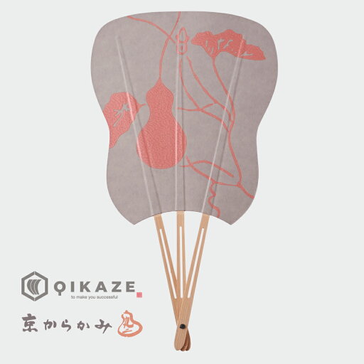 うちわ 扇子 日本土産 ギフト プレゼント 【風扇堂】 うちわ飾り OIKAZE×京からかみ 瓢箪+貝柱台(茜) うちわ 扇子 日本土産 ギフト プレゼント 【風扇堂】 うちわ飾り OIKAZE×京からかみ 瓢箪+貝柱台(茜)