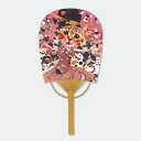 うちわ 扇子 日本土産 ギフト プレゼント 【風扇堂】 ミニ小判うちわ涼風だより〈 じゃぽらーじゅ 〉 Ms. Tamako たま子嬢