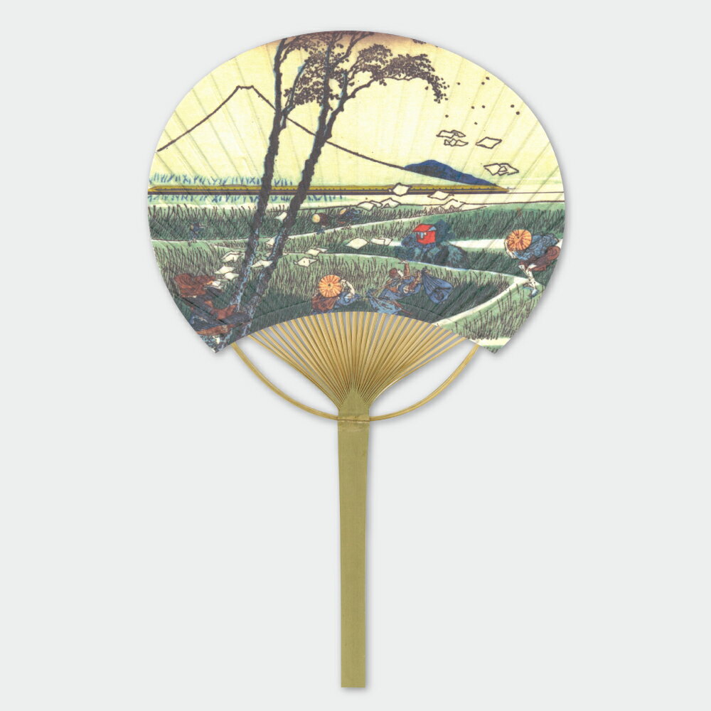 うちわ 扇子 日本土産 ギフト プレゼント 【風扇堂】新幹線×浮世絵うちわ (923形・江尻)(JR東海・JR西日本)