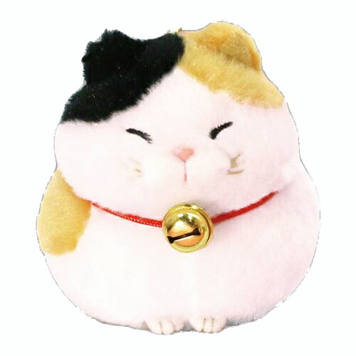 ひげまんじゅう猫 ぬいぐるみ　みーさま　ミケ（ねこ/ネコ）[宅配便配送（メール便とネコポスは不可）]のサムネイル