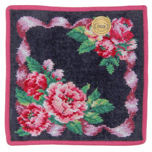 楽天市場】フェイラー タオル（カラーネイビー）（レディースハンカチ