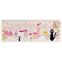 【ジブリ】魔女の宅急便 ロングマット 花のまち 45×120cm(キッチンマット 抗菌・防臭・防カビ・防炎 ジジ ねこ ネコ 猫 PVCマット ビニールマット)...