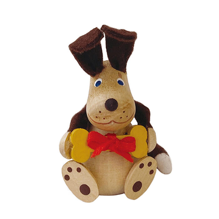 乐天商城 - 正規品 ノルディカニッセ お菓子を抱えた犬 NORDIKA nisse ニッセ（クリスマス Xmas Christmas 置物 インテリア 飾り 北欧 手作り ハンドメイド 職人）[宅配便配送（メール便とネコポスは不可）]