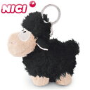 NICI(ニキ)ウーリーギャング シープ ブラック ビーンバッグ(キーリング ひつじ 羊 ヒツジ)【メール便対応】