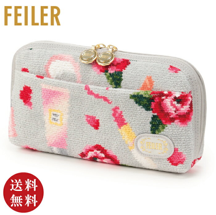 フェイラー 【正規品】FEILER（フェイラー）エターナルヒロイン パステル 便利ポーチ（ETH242007）（メイクポーチ コスメポーチ 化粧ポーチ カードケース マルチケース マルチポーチ かわいい きれい エレガント）【メール便対応】