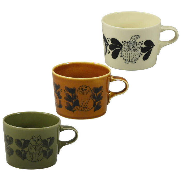 リサラーソン 木箱入りマグ 全3色（ねこ 猫 ネコ マグカップ コップ カップ かわいい）[宅配便配送（メール便とネコポスは不可）]