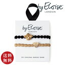 送料無料【正規品】by Eloise バイエロイーズ ヘアゴム アクセサリー 2本セット 蜂とハート(ヘアアクセ 髪ゴム 髪留め ロンドン イギリス 英国)【メール便対応】※送料込み価格