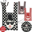 【送料無料】ハッピーフェイス レディエマ ドット柄 ニットバッグ 全3色 (HAPPY FACE LADYEMMA) レディ・エマ(ハンドバッグ ミニバッグ エコバッグ サブバッグ ワンハンドルバッグ)【メール便対応】【お取り寄せ商品】250124