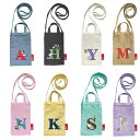 【送料無料】ROOTOTE ルートート スヌーピー コットンショルダーバッグ 刺繍 イニシャル 全8種(スマホショルダー ボトルケース サブバッグ ミニショルダー ピーナッツ PEANUT)【メール便対応】※送料込み価格