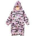 子供用(キッズ用) レインコート(ランドセル対応) アリス柄 ピンク【メール便対応】