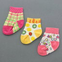 アンパサンド(ampersand) 女児3Pチビソックス(ガールズビーソックス/3足セット)【メール便対応】