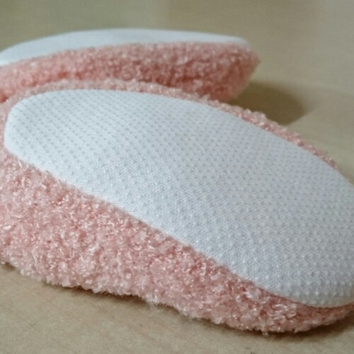 【レザンファン】キッズ・ベビーブーティー（子供用）　いぬ　ピンク(犬/イヌ)【メール便も可能】