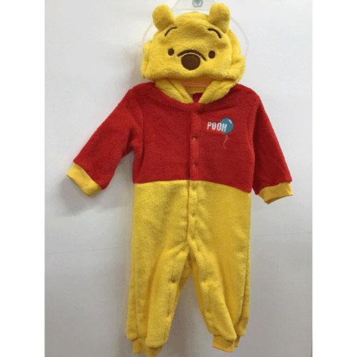 【Disney/ディズニー】なりきりプレオール くまのプーさん　（防寒/ベビー服/着ぐるみ）[宅配便配送（メール便とネコポスは不可）]