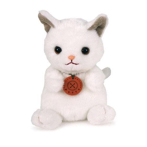 Potte しろねこ ぬいぐるみ（白猫 シロネコ）[宅配便配送（メール便とネコポスは不可）]のサムネイル