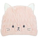 【送料無料】【Zooie/ズーイ】キッズキャップ ネコ2 ピンク(ねこ/猫/ベビーキャップ)【メール便対応】※送料込み価格