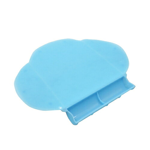 スマートダイナー ライトブルー (安心シリコン素材のお食事マット/受け皿付食卓マット/折りたたみ可能/食器洗い器使用可)[宅配便配送(メール便とネコポスは不可)...