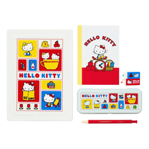 【サンリオ】ハローキティ お道具箱＆文具セット（新生活 入学 お祝い）[宅配便配送（メール便とネコポスは不可）] fuseya-note-10030294 セレジオーネ(インテリア雑貨) サンプル画像2