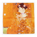 CAT ART shu yamamoto シュー・ヤマモト プリントハンカチ アデーレ・ニャウアーの肖像(ギフト プレゼント 贈り物 母の日 誕生日 お礼 パロ...