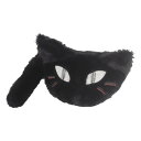 ノアファミリー ツンちゃんファーポーチ ブラック(フェイクファー エコファー ねこ 猫 ネコ柄 アクセサリーポーチ 化粧ポーチ 小物入 かわいい)【メール便対応...