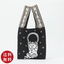 【送料無料】NEKONOBA ニットバッグ大 NYASA(サブバッグ エコバッグ ワンハンドルバッグ ねこ ネコ 猫)【メール便対応】※送料込み価格
