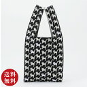 【送料無料】NEKONOBA ニットバッグ大 千猫格子(サブバッグ エコバッグ ワンハンドルバッグ ねこ ネコ 猫)【メール便対応】※送料込み価格(4)
