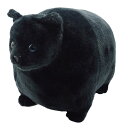 ふとっちぃZOOにゃんこ 黒猫 ぬいぐるみ(クロネコ ねこ ネコ プレゼント ギフト 贈り物 母の日 誕生日 新生活 就職 進級 進学 お祝い)【お取り寄せ商品】