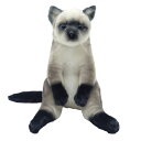 すわっちぃZOO にゃんこ シャム 猫 ぬいぐるみ(シャムねこ ネコ プレゼント ギフト 贈り物 母の日 誕生日 新生活 就職 進級 進学 お祝い)