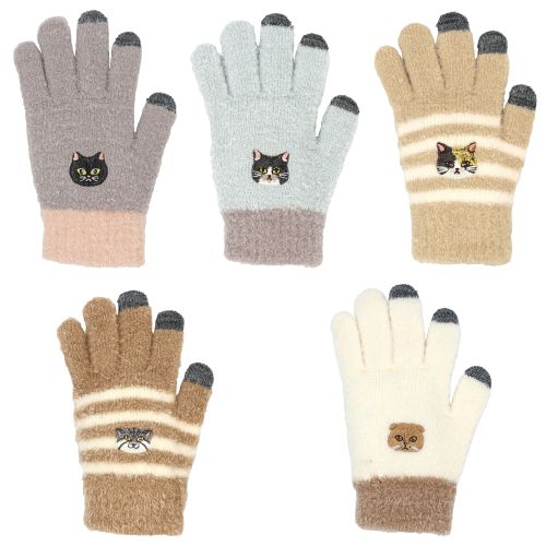 スマホ手袋 猫【メール便対応】【お取り寄せ商品】
