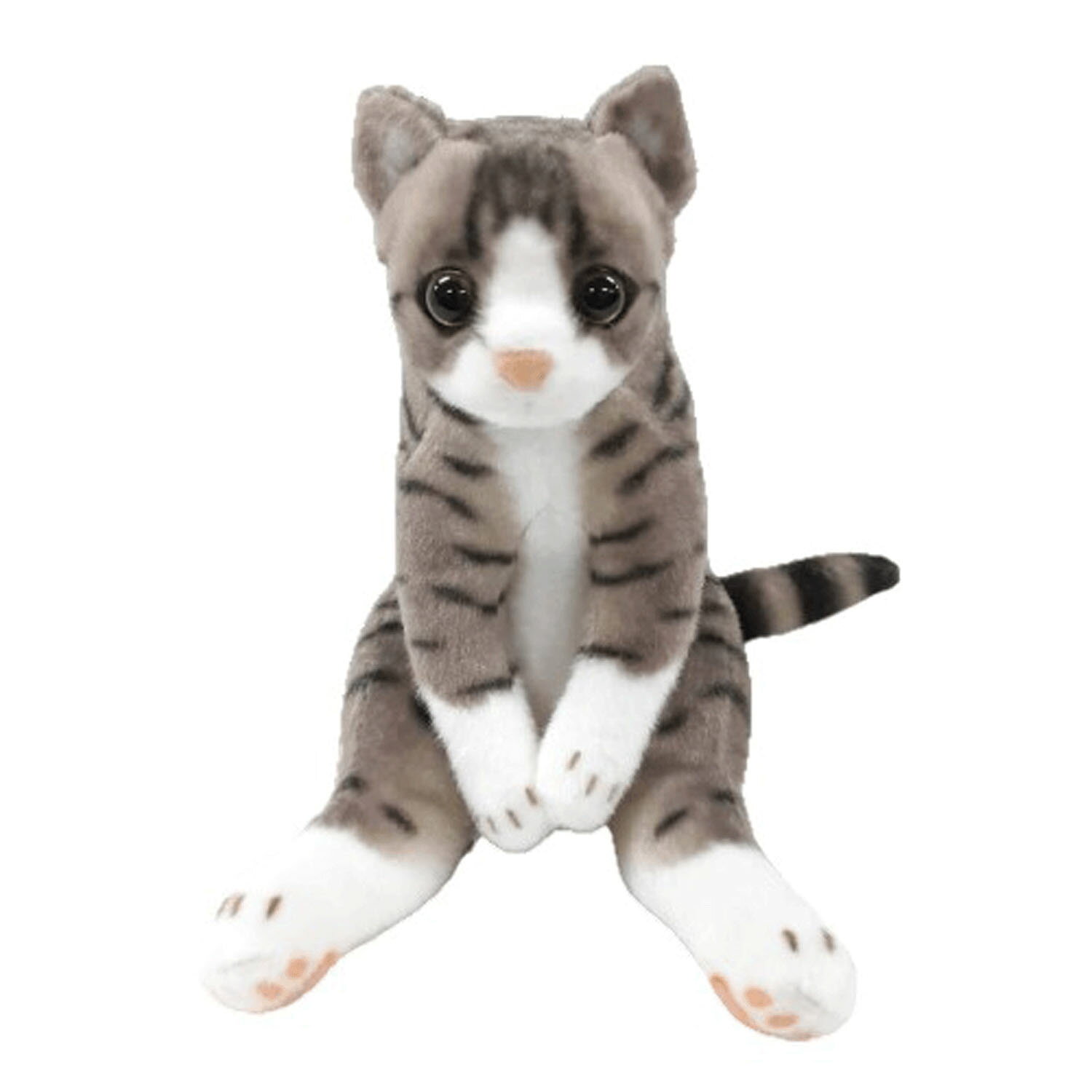 【正規品】 すわっちぃZOO にゃんこ ミニ キジシロ ぬいぐるみ ボールチェーン付き（ねこ ネコ  ...