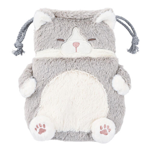 Rakuten - ねこ肯定感 巾着 はちわれのかつお（ハチワレ ねこ ネコ プレゼント ギフト 贈り物 母の日 誕生日 新生活 就職 進級 進学 お祝い）【お取り寄せ商品】