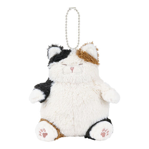 ねこ肯定感 チェーンマスコット みけねこのさんま（ミケ 三毛 ねこ ネコ プレゼント ギフト 贈り物 ...