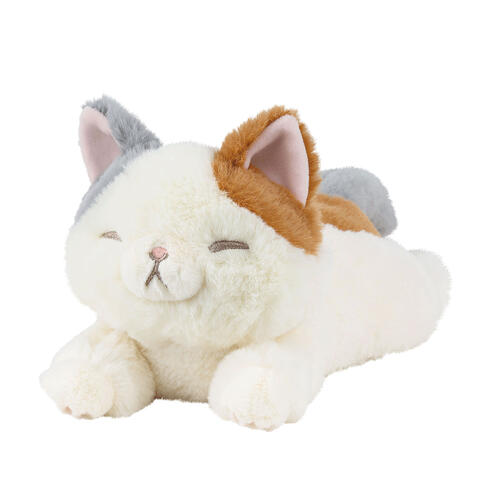 くたっとびより ミニクッション ミケネコ（ミケ ねこ ネコ プレゼント ギフト）[宅配便配送（メール便とネコポスは不可）]【お取り寄せ商品】