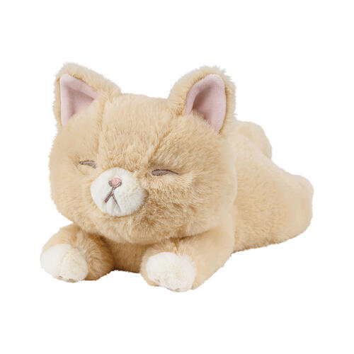 くたっとびより ミニクッション 茶ネコ（茶 ねこ ネコ プレゼント ギフト）[宅配便配送（メール便とネコポスは不可）]