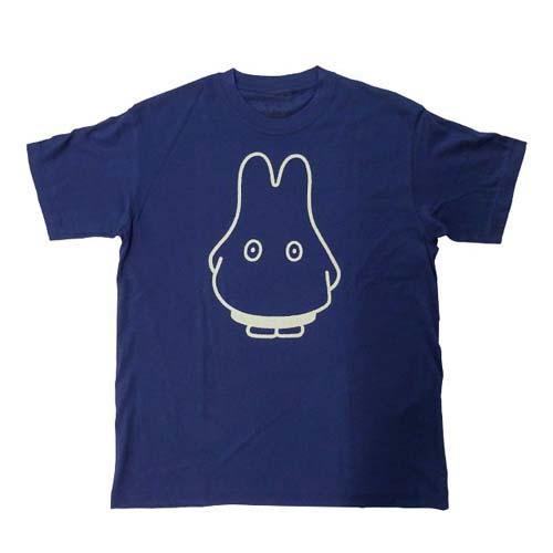 【ディック・ブルーナ】ミッフィー オーガニックTシャツ Mサイズ おばけ ネイビー【メール便対応】