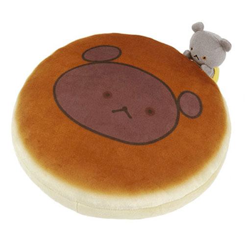 【わかやまけん】ホットケーキクッション こぐまちゃん（「こぐまちゃんえほん」 インテリア おうち時間 リラックス デスクワーク リモートワーク テレワーク）[宅配便配送（メール便とネコポスは不可）]