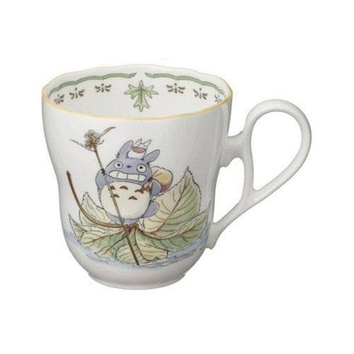 日本製 ノリタケ スタジオジブリ となりのトトロ マグカップ（お花 プレゼント ギフト）[宅配便配送（メール便とネコポスは不可）]