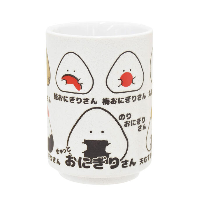 【日本製】YAMATO 寿司湯呑 ぎゅっとおにぎりさん おむすび お結び 280ml (美濃焼 家庭用電子レンジ可 家庭用食洗機使用可 湯呑み 食事会 パーティー 記念日 ギフト プレゼント 贈り物 誕生日 お祝い お礼）[宅配便配送（メール便とネコポスは不可）]