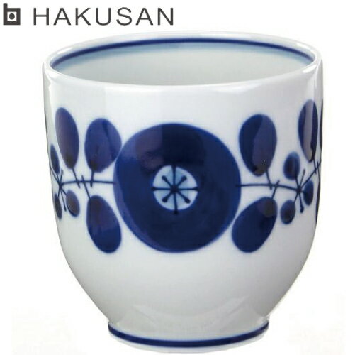 白山陶器(HAKUSAN) 湯呑み 白山陶器 ブルーム ゆのみ 大（茶器 湯呑 お茶 ティータイム プレゼント ギフト 贈り物）デザイン：阪本やすき[宅配便配送（メール便とネコポスは不可）]