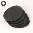 及源 (OIGEN) 南部鉄器 鉄茶托 アラレ 5枚入り(茶托 コースター)盛栄堂【送料無料】※北海道、九州地方、沖縄県、離島は配送不可商品【お取り寄せ商品】2...