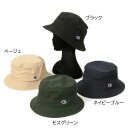 Champion チャンピオン バケットハット ブラック・ベージュ・モスグリーン・ネイビーブルー 男女兼用 ユニセックス オールシーズン(バケットハット バケハ...