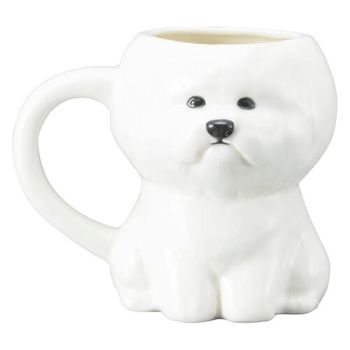 乐天商城 - ダイカットマグ ビションフリーゼ ( 犬 わたあめ犬 記念日 ギフト プレゼント 贈り物 誕生日 お祝い お礼）[宅配便配送（メール便とネコポスは不可）]