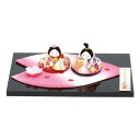 【送料無料】【日本製】花びら雛(ギフト プレゼント 贈り物 初節句 置物 インテリア ひな人形 ひな祭り)【送料無料(沖縄県・離島は除く)】(お取り寄せ商品)241224
