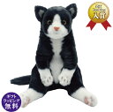 すわっちぃZOO にゃんこ ハチワレ ぬいぐるみ(ねこ ネコ プレゼント ギフト 贈り物 母の日 誕生日 新生活 就職 進級 進学 お祝い)【お取り寄せ商品】