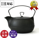 【IH対応可】【壱鋳堂】 鉄瓶 キャストケトル 黒 1.2L 【IH200V対応】南部鉄器 やかん(直火、IHも可能 IH使用可)(鉄分補給 白湯)グッドデザイ...