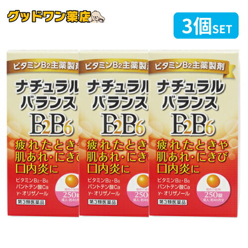 【3コセット】【第3類医薬品】ナチュラルバランスBB(250錠) 3個セット 【送料無料】【チョコラBBジェネリック】【3コセット】