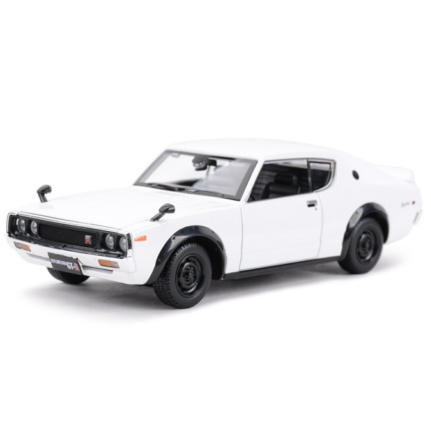 Maisto（マイスト） 1/24 1973 ニッサン スカイライン 2000GT-R ／ 日本車 カスタム ホワイト グッツ アメ車 旧車 レース おもちゃ おすすめ プレゼント プレミア ダイキャストカー ダイキャスト モデルカー ミニカー 車 完成品